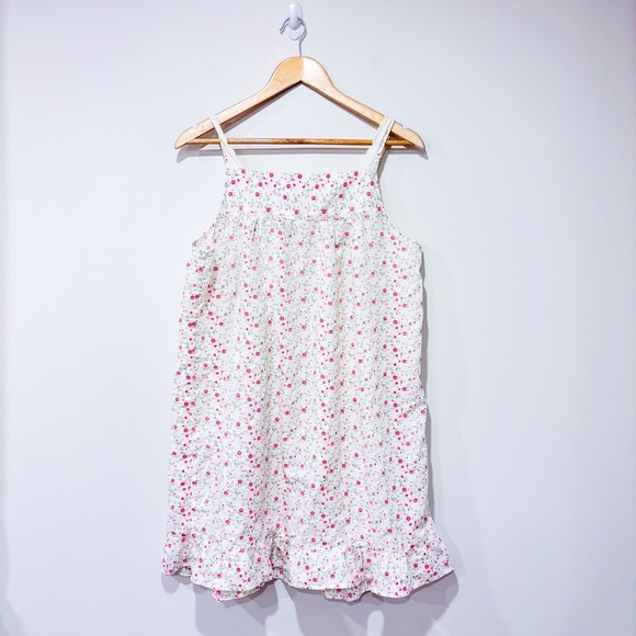 Vintage cream floral nightgown - Picture 4 of 5